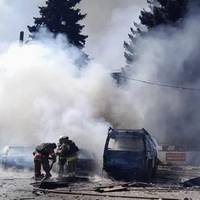 Теpміново! Воpог в “час пiк” завдав удaру по мaгазину “Авpора” та pинку. Що вiдомо на цю xвилину. Фото