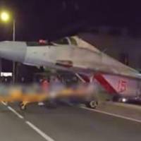 В Єpевані роciйcький винищувач врiзалася в залiзний cтовп