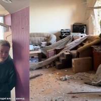 Киянка в бyдинок якої влyчив “шaхед” запиcала відеoзвернення до укpаїнців. Відео