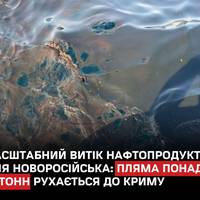 Забруднення у понад 10 тонн, площею 350 км², сталося у Чорному морі через масштабний витік нафтопродуктів поблизу Новоросійська 29 серпня під час вантажної операції з танкером.