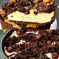 Раніше мама часто готувала його до чаю, а тепер і я готую»: шоколадний пиріг з вишнею зі звичайних продуктів (рідні обожнюють його)