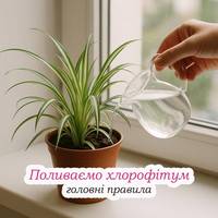 Як правильно поливати хлорофітум: поради для здорового росту