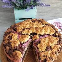 Кучерявий пляцок “пиріг” з киселем