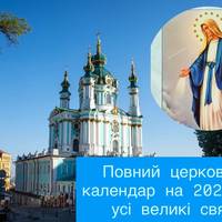 Повний церковний календар на 2026 рік: усі великі свята