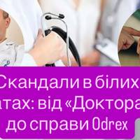 Скандали в білих халатах: від «Доктора Пі» до справи Odrex