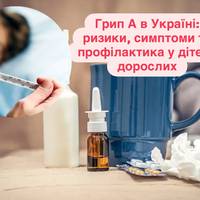 Грип А в Україні: ризики, симптоми та профілактика у дітей і дорослих