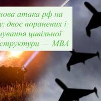 Дронова атака рф на Одесу: двоє поранених і руйнування цивільної інфраструктури — МВА