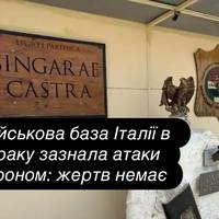 Військова база Італії в Іраку зазнала атаки дроном: жертв немає
