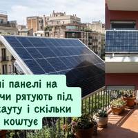 Сонячні панелі на балконі: чи рятують під час блекауту і скільки це коштує