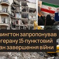 США надіслали Ірану детальний план миру: 15 пунктів про ядерну програму та санкції