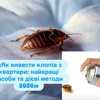 «Як вивести клопів з квартири: найкращі засоби та дієві методи 2026»