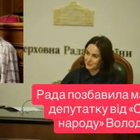 Рада позбавила мандата депутатку від «Слуги народу» Володіну