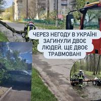 Через негоду в Україні загинули двоє людей, ще двоє травмовані