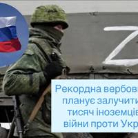 Рекордна вербовка: рф планує залучити 18,5 тисяч іноземців до війни проти України
