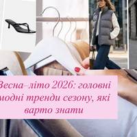 Весна–літо 2026: головні модні тренди сезону, які варто знати
