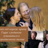 Дозвіл від короля: принц Гаррі з родиною зупиниться в королівському палаці