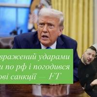 Трамп вражений ударами України по рф і погодився на нові санкції — FT
