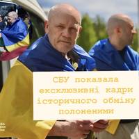 СБУ показала ексклюзивні кадри історичного обміну полоненими