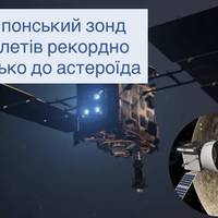 Японський зонд пролетів рекордно близько до астероїда