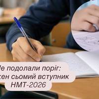 Не подолали поріг: кожен сьомий вступник НМТ-2026