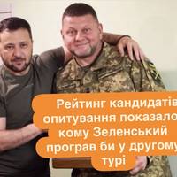 Рейтинг кандидатів: опитування показало, кому Зеленський програв би у другому турі